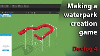Procedurally creating waterslides in my waterpark tycoon game [Devlog 4]
