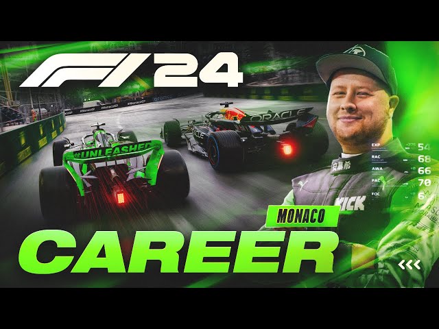 F1 24 Career Part 8: HEAVY RAIN AT MONACO. CRAZY ENDING class=