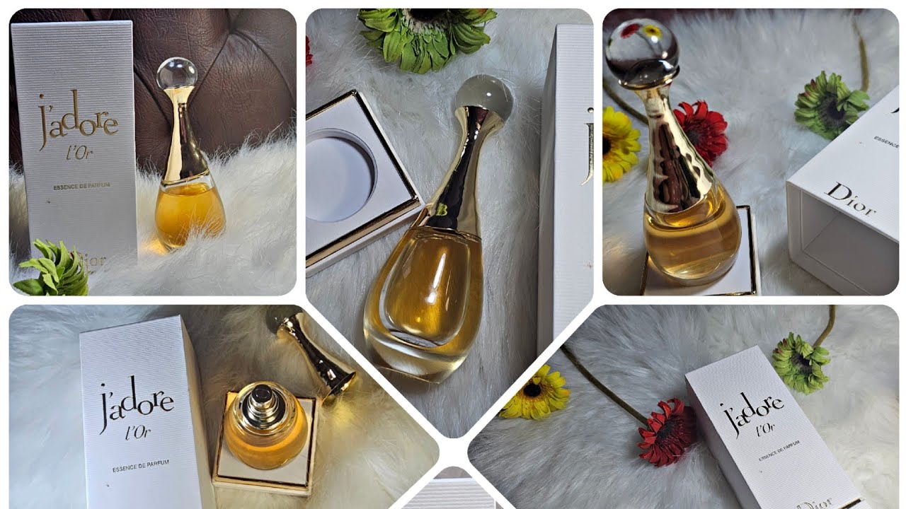 مش غير عطر، هو حضور، فخامة و إحساس ملكي 👑✨J'adore l'Or essence de parfum