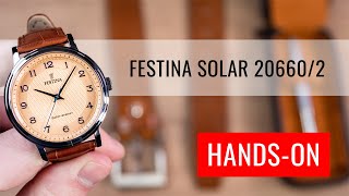 HANDS-ON: Festina Solar Energy 20660/2 - YouTube