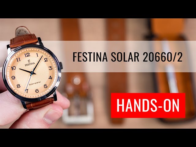 HANDS-ON: Festina Solar Energy 20660/2 - YouTube