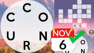WORDSCAPES DAILY PUZZLE TODAY November 6 answers cheats cheat Answers Update