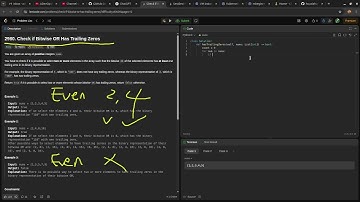 Leetcode easy problem 2980. Check if Bitwise OR Has Trailing Zeros | devops python practice