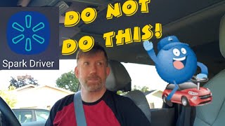 Don't do this with spark delivery!