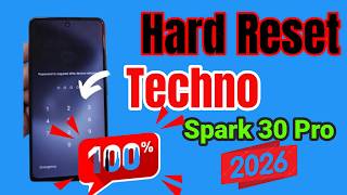 2026 How to Factory Reset/ Hard Reset Techno Spark 30 Pro| Hard Reset Spark 30 Pro #MobileFRP
