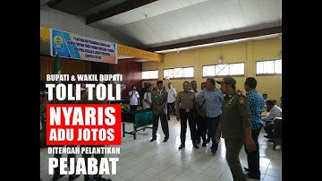 VIRAL !!!! Bupati & Wakil Bupati Tolitoli Nyaris Adu Jotos Ditengah Pelantikan Pejabat