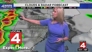 Metro Detroit weather forecast April 16, 2024  -- 4 p.m. Update