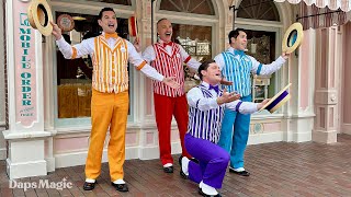 Dapper Dans | Main Street, USA | Disneyland 2024 4K