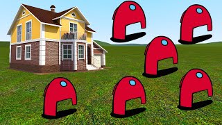 Scary Among Us Vs Houses (Part 3) - Garry's Mod