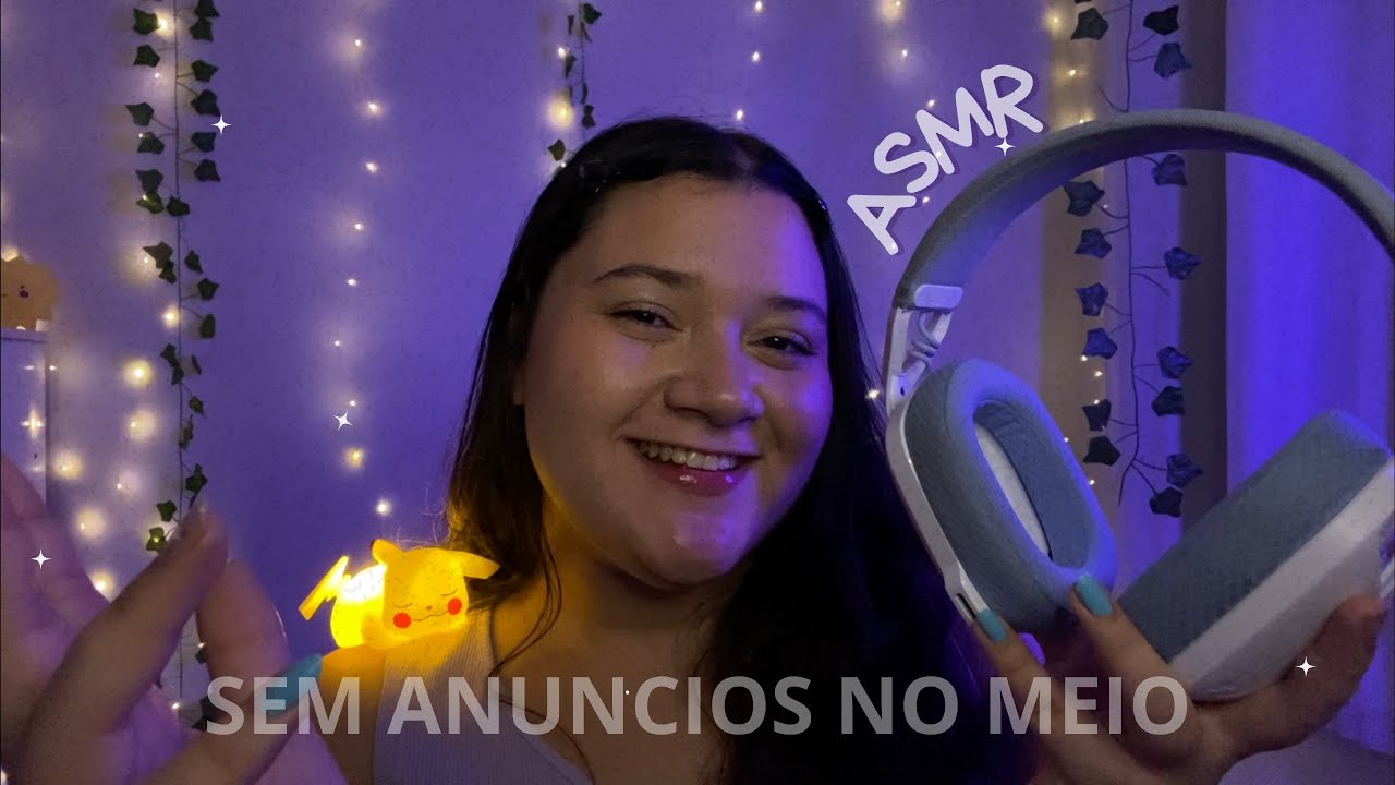 ASMR | 🎧 MEIA HORA PARA PESSOAS CANSADAS DE BARULHO (gatilhos visuais, ruído branco e chuva)