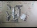 THE BASICS:: Rudiments of Linear Perspective 1-Pt. #1