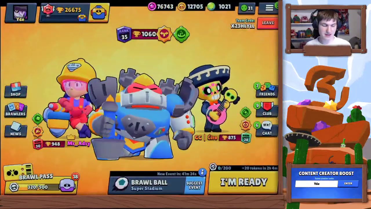 Surge 1000 trophies+ in brawl ball