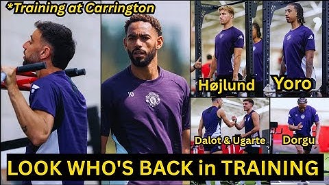 Bruno Fernandes meets Cunha as Dorgu,Hojlund,Dalot,Casemiro Key Players Back & Trained Together