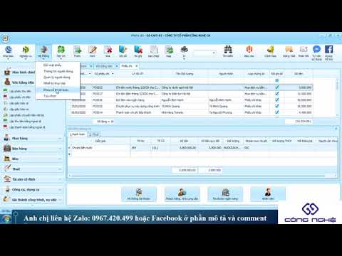 Video Hướng dẫn thao tác Đánh lại số chứng từ trên phần mềm... - youtube