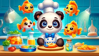 Cocina Mágica - Pescado | Juegos de Babybus | Juego del Panda Pequeño | Episodio 4 | Juego del Be... screenshot 3