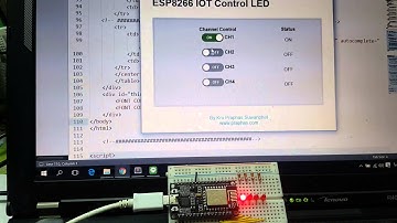 NodeMCU Web control 4LED-LC-Switch