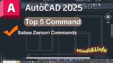 🔥 AutoCAD Ke Top 5 Sabse Zaroori Commands | Har CAD Beginner Ko Aana Chahiye | Raja CAD