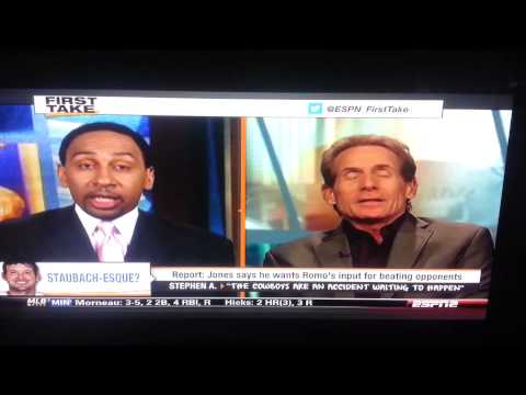 Skip Bayless Curses On First Take