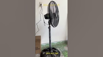 Quạt công nghiệp nhỏ 80w, cánh 45cm - sàn thấp, sàn lửng, đứng, quạt treo #fan #fanvideo #hali