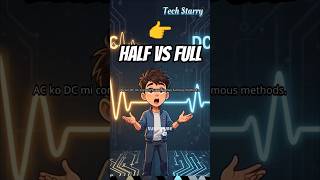 Half wave vs Full wave rectifier 😳⚡| #techstarry  #halfwaverectifier #fullwaverectifier