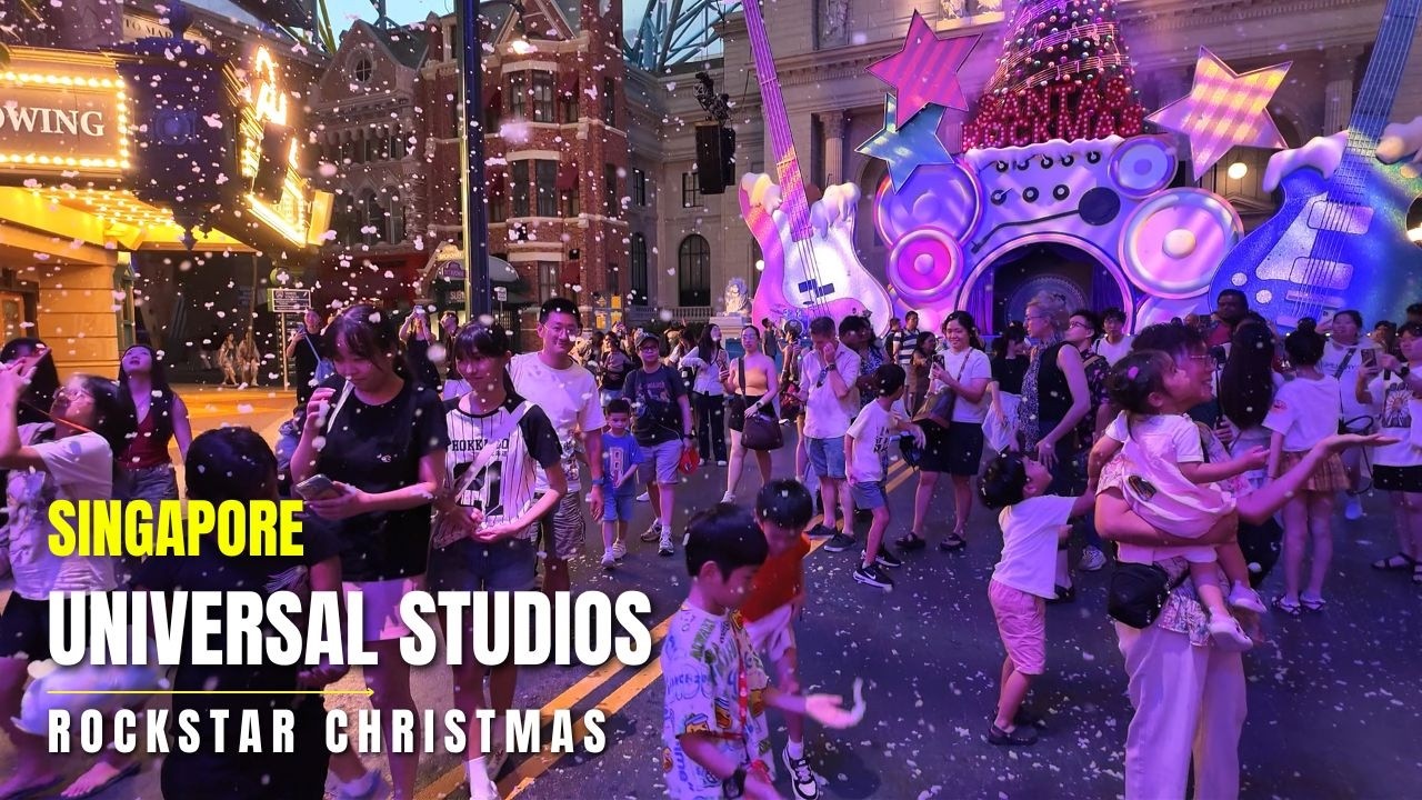 Let It Snow! Santa's Rockmas at Universal Studios Singapore | USS Christmas Singapore 2025