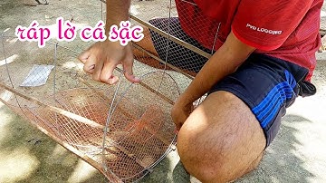 Cách ráp một cái lờ cá sặc, cá rô, cua đồng hoàn chỉnh đơn giản