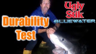 #sharkfishing on spinning reel