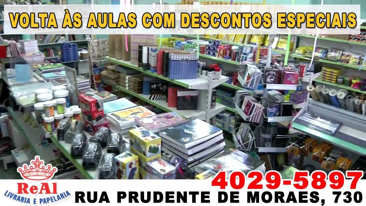 LIVRARIA E PAPELARIA REAL - SALTO/SP - YouTube