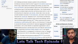 Lets Talk Tech Episode 1