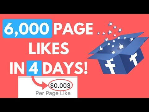 How to Get Cheap Facebook Page Likes FAST - 6000 LIKES in 4 DAYS!