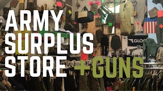 ARMY SURPLUS SToRE and GUN SHoP Tour #survival #survivalgear #glock