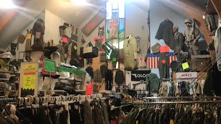 Visiting a Military Surplus Store
