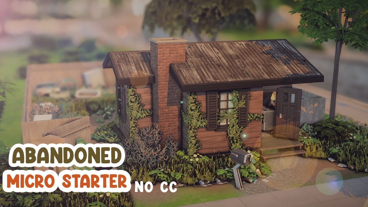 Abandoned Micro Starter ✨ The Sims 4 Speed Build