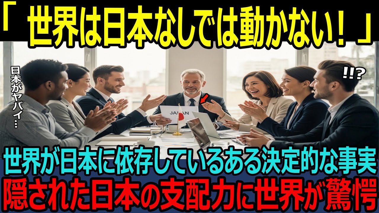 【海外の反応】「日本がないと世界が終わる！」日本の“隠れた５大産業”に世界が驚愕