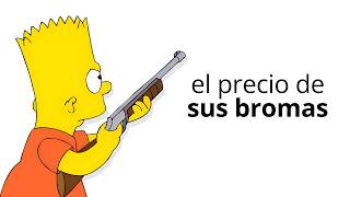 How much damage have Bart Simpson's jokes caused?