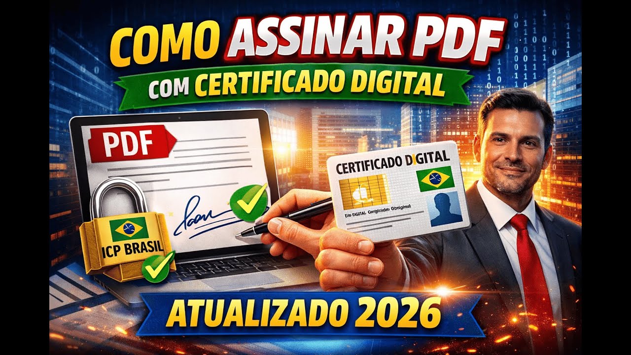 Tutorial 2026: Assine Documentos em PDF com Certificado ICP-Brasil (Passo a Passo)