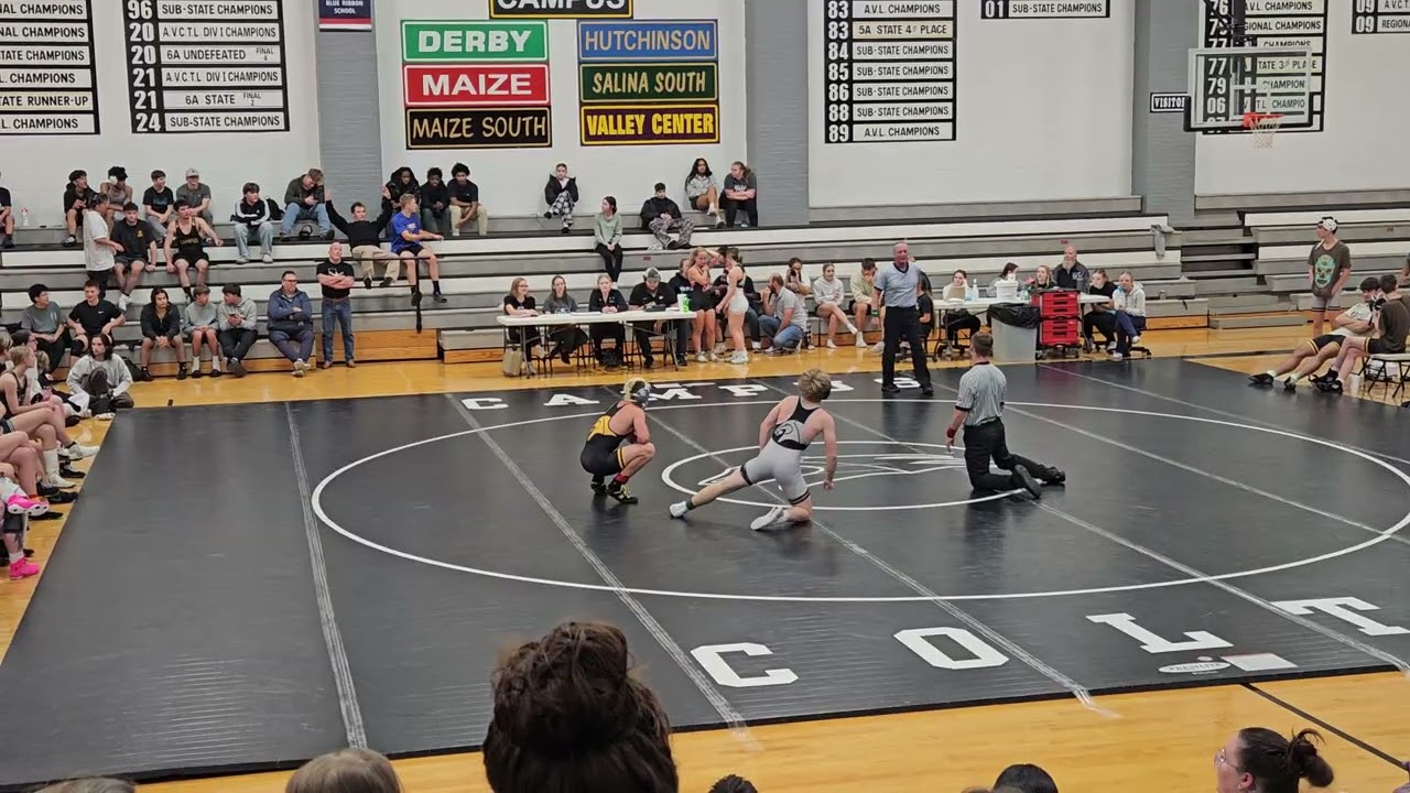 W. 12-2-25 Kale wrestle off for varsity