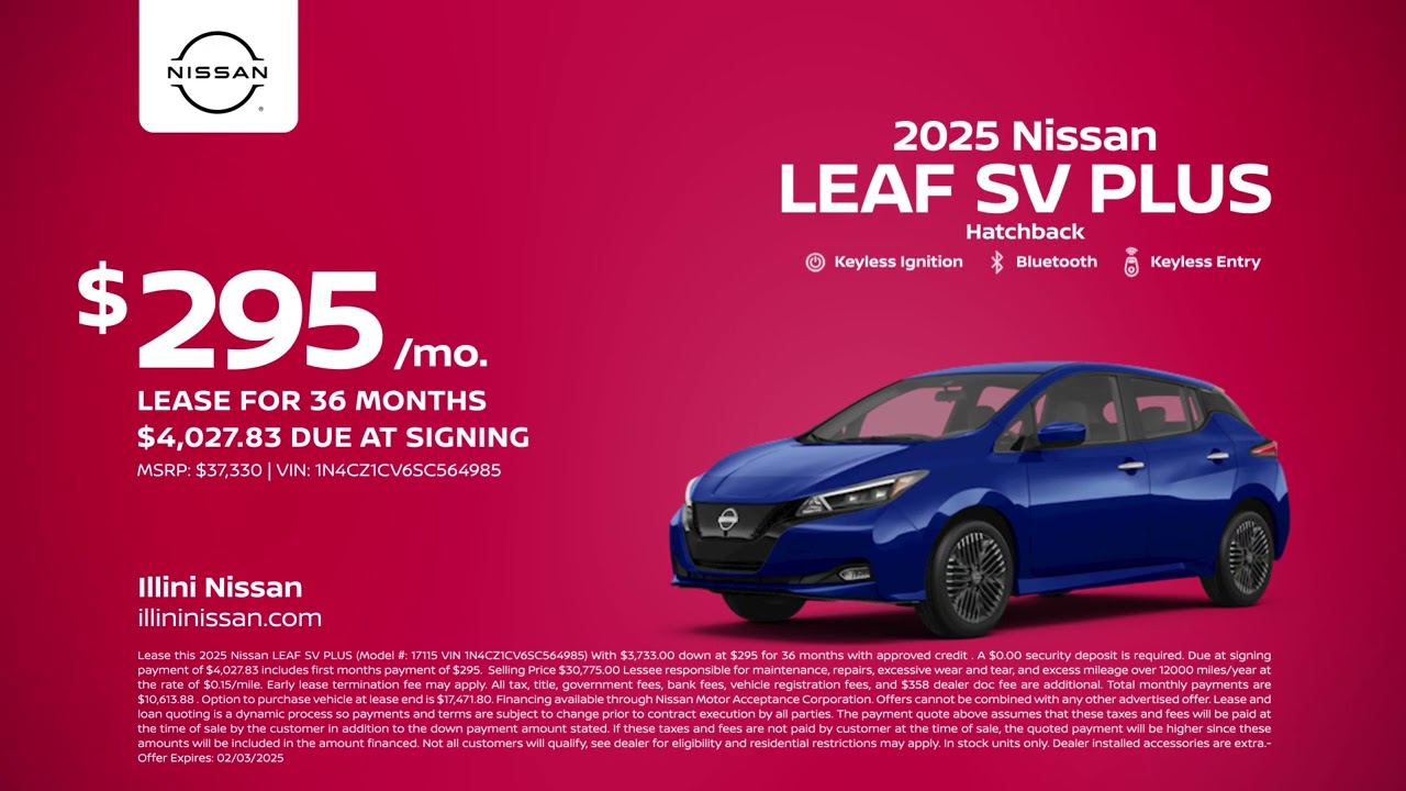 Nissan LEAF 01/21/2025 4868058