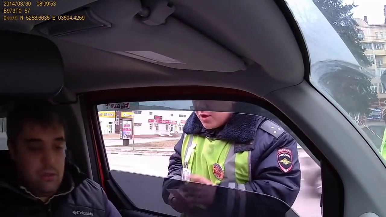 Развод на тонировку Дауны в погонах Разговор с ДПС 720p
