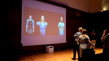 "If the walls could sing" by Tony Morton - Interactive sound and video art installation