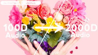 Bts-Fake Love(2000D Audio|Not|100D Audio)Use HeadPhone | Share