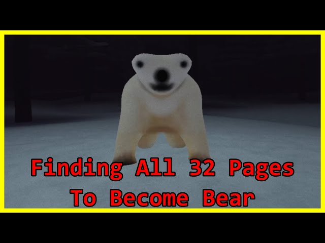 How To Find 32 pages To Become Bear [MEDVED] - YouTube