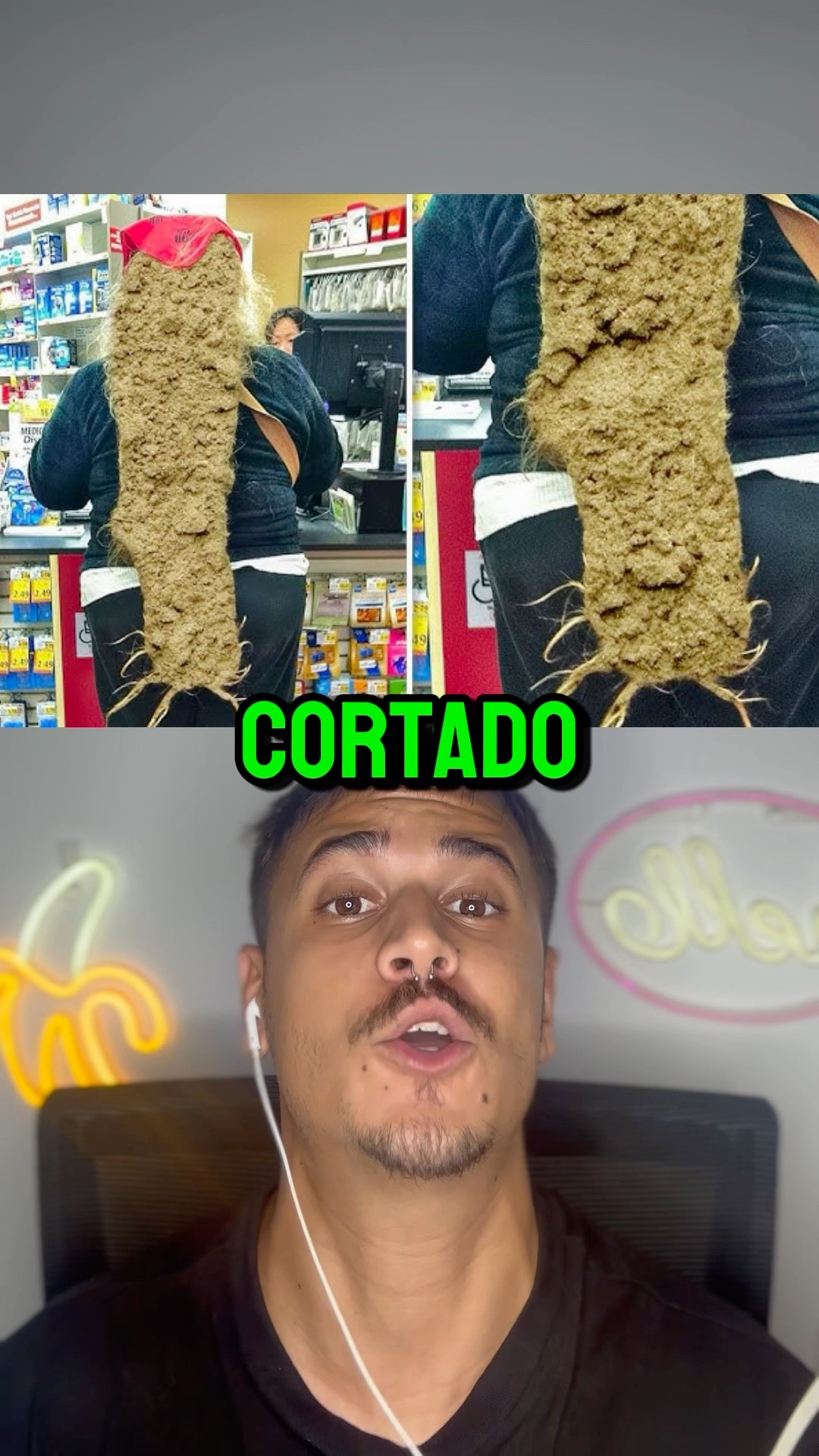 No Se Ha Cortado El Pelo En 20 Años, Lo Que Encontraron Dentro Sorprendió A Todos Parte 2 #shorts
