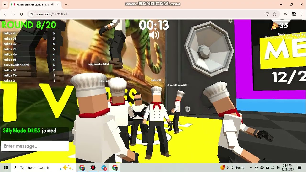 italian Brainrot Quiz.io Meme Voting Game - Play Italian Brainrot Quiz io Online