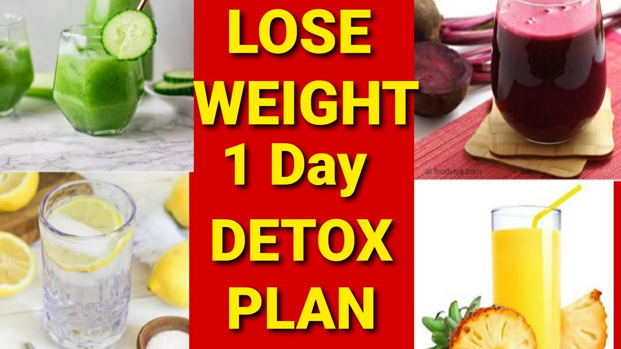 WEIGHT LOSS WITH ONE DAY DETOX/detox drinks YouTube