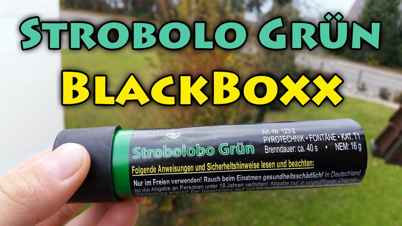 BlackBoxx | Strobolobo Grün | T 1 | Go4Pyro