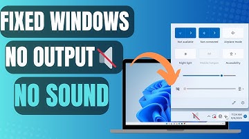 How To fix no sound in Windows 11 in easy step