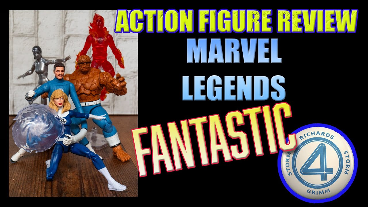 Marvel Legends Fantastic 4 (MCU) Action Figure Review | Pedro Pascal Mr. Fantastic + More!