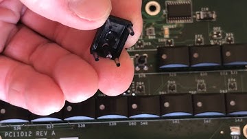 Cleaning button contacts including take apart and rebuild of the Emu Command Station MP7