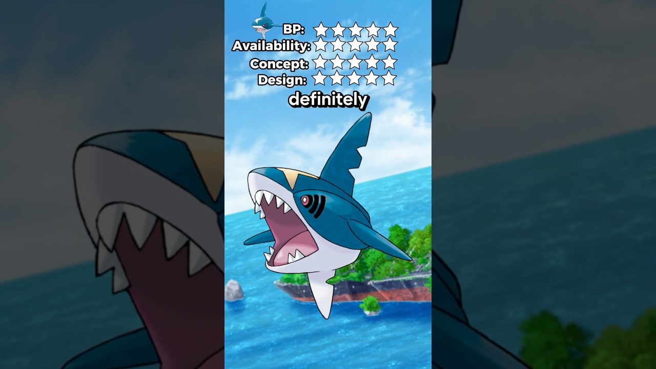 SHARPEDO is Awesome yet.. incomplete. RATE EM' ALL! Ep 